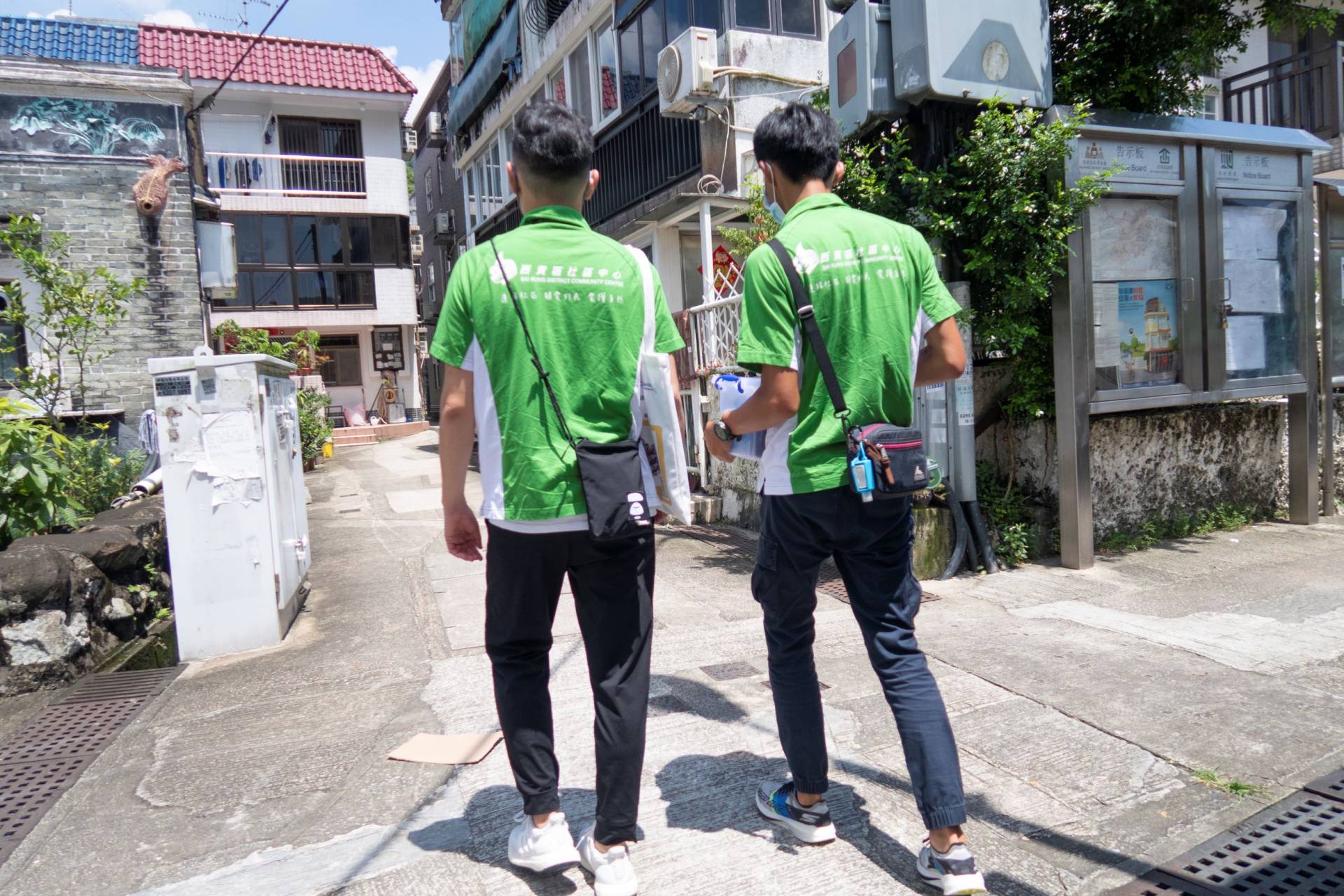 外展團隊走進民居提供服務